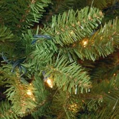 7ft. Pre-lit Kingswood Fir Pencil Artificial Christmas Tree, Clear Lights -Michaels X-Mas Decor 28904 KW7 300 70 2