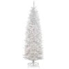 7.5 Ft. Pre-Lit Kingswood™ White Fir Pencil Artificial Christmas Tree, Clear Lights -Michaels X-Mas Decor 28904 KWW7 300 75