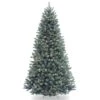 7.5 Ft. Pre-lit Hinged North Valley Spruce Blue Medium Artificial Christmas Tree, Clear Lights 1 7.5 Ft. Pre-lit Hinged North Valley Spruce Blue Medium Artificial Christmas Tree, Clear Lights -Michaels X-Mas Decor 28904 NRVB7 306 75