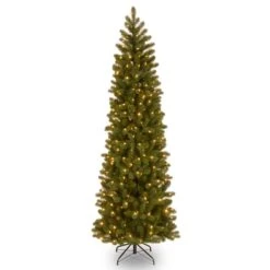 7.5 Ft. Pre-lit Feel Real® Hinged Down Swept Douglas Fir Pencil Artificial Christmas Tree, Clear Lights 11 7.5 Ft. Pre-lit Feel Real® Hinged Down Swept Douglas Fir Pencil Artificial Christmas Tree, Clear Lights -Michaels X-Mas Decor 28904 PEDD4 392 75 1
