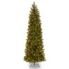 7.5 Ft. Pre-lit Feel Real® Hinged Down Swept Douglas Fir Pencil Artificial Christmas Tree, Clear Lights -Michaels X-Mas Decor 28904 PEDD4 392 75