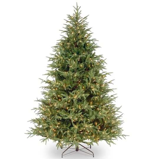 6.5 Ft. Pre-Lit Frasier Grande Full Artificial Christmas Tree, Clear Lights 3 6.5 Ft. Pre-Lit Frasier Grande Full Artificial Christmas Tree, Clear Lights