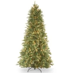 7.5 Ft. Pre-Lit Feel Real® Tiffany Fir Slim Artificial Christmas Tree, Clear Lights 10 7.5 Ft. Pre-Lit Feel Real® Tiffany Fir Slim Artificial Christmas Tree, Clear Lights -Michaels X-Mas Decor 28904 PETF3 304 75 1