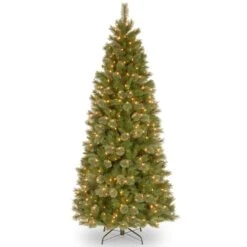 7.5 Ft. Pre-Lit Tacoma Pine Slim Artificial Christmas Tree, Clear Lights 10 7.5 Ft. Pre-Lit Tacoma Pine Slim Artificial Christmas Tree, Clear Lights -Michaels X-Mas Decor 28904 TAP7 309 75 1