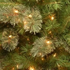 7.5 Ft. Pre-Lit Tacoma Pine Slim Artificial Christmas Tree, Clear Lights 12 7.5 Ft. Pre-Lit Tacoma Pine Slim Artificial Christmas Tree, Clear Lights -Michaels X-Mas Decor 28904 TAP7 309 75 2