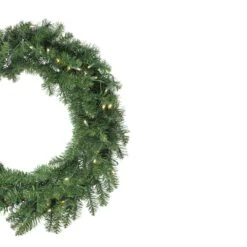 Northlight 30" Pre-Lit Buffalo Fir Artificial Wreath, Warm White LED Lights -Michaels X-Mas Decor D046455S 12