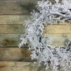 Northlight 22" Clear Ice & Snowflakes Black Twigs Wreath -Michaels X-Mas Decor D046852S 13