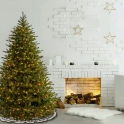 6.5 Ft. Pre-Lit Feel Real® Norway Medium Artificial Christmas Tree, Clear Lights -Michaels X-Mas Decor D048042S 12