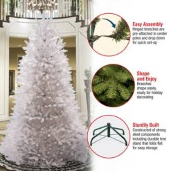 6.5ft. Unlit Dunhill® White Fir Artificial Christmas Tree -Michaels X-Mas Decor D205062S 16