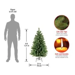 4ft. Unlit North Valley® Spruce Artificial Christmas Tree -Michaels X-Mas Decor D205102S 4