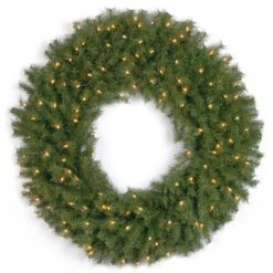 36" Norwood Fir Wreath With 100ct. Clear Lights