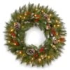 30" Frosted Berry Wreath With 100ct. Clear Lights -Michaels X-Mas Decor D206605S 1
