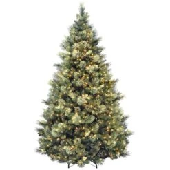 7.5ft. Pre-Lit Carolina Pine Artificial Christmas Tree, Clear Lights -Michaels X-Mas Decor D228341S 1 1