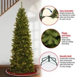 6ft. Pre-Lit North Valley® Spruce Artificial Christmas Tree, Clear Lights 17 6ft. Pre-Lit North Valley® Spruce Artificial Christmas Tree, Clear Lights -Michaels X-Mas Decor D228398S 17
