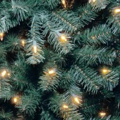 9ft. Pre-Lit North Valley® Blue Spruce Artificial Christmas Tree, Clear Lights -Michaels X-Mas Decor D228401S 13