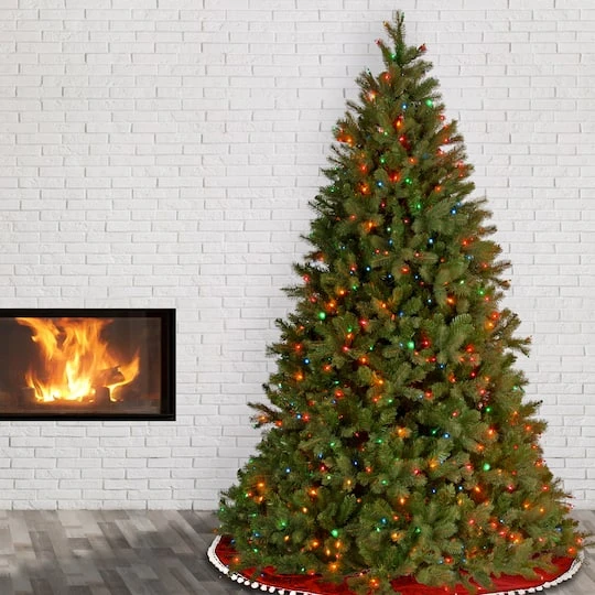 6.5ft. Pre-Lit Downswept Douglas® Fir Tree, Multicolor Lights 5 6.5ft. Pre-Lit Downswept Douglas® Fir Tree, Multicolor Lights - Image 3