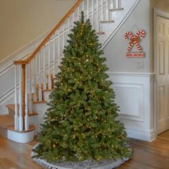 7.5ft. Pre-Lit Downswept Douglas® Fir Artificial Christmas Tree, Dual Color® LED Cosmic Lights® 8 7.5ft. Pre-Lit Downswept Douglas® Fir Artificial Christmas Tree, Dual Color® LED Cosmic Lights® -Michaels X-Mas Decor D228439S 12