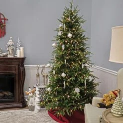 7.5ft. Pre-Lit Feel-Real® Northern Frasier Fir Artificial Christmas Tree, Clear Lights -Michaels X-Mas Decor D228507S 14