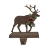 Glitzhome® 6.5" Reindeer Stocking Holder 2 Glitzhome® 6.5" Reindeer Stocking Holder -Michaels X-Mas Decor D231666S 5