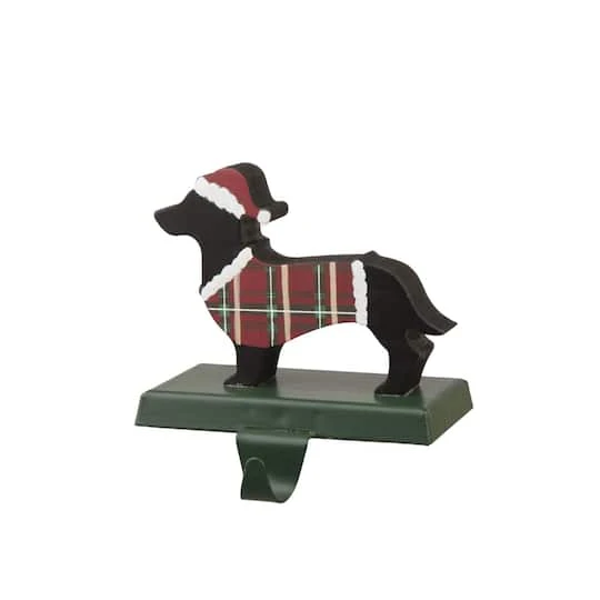 Glitzhome® 6" Dachshund Stocking Holder 4 Glitzhome® 6" Dachshund Stocking Holder - Image 2