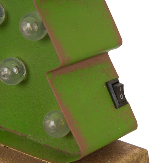 Glitzhome® 7.5" Marquee LED Tree Stocking Holder 8 Glitzhome® 7.5" Marquee LED Tree Stocking Holder - Image 6