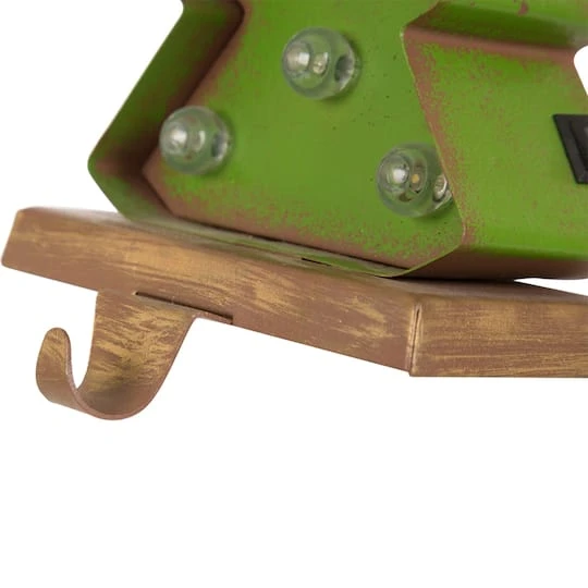 Glitzhome® 7.5" Marquee LED Tree Stocking Holder 10 Glitzhome® 7.5" Marquee LED Tree Stocking Holder - Image 8