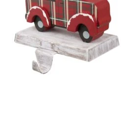 Glitzhome® 6" Red Car & Truck Stocking Holder Set 15 Glitzhome® 6" Red Car & Truck Stocking Holder Set -Michaels X-Mas Decor D231694S 5