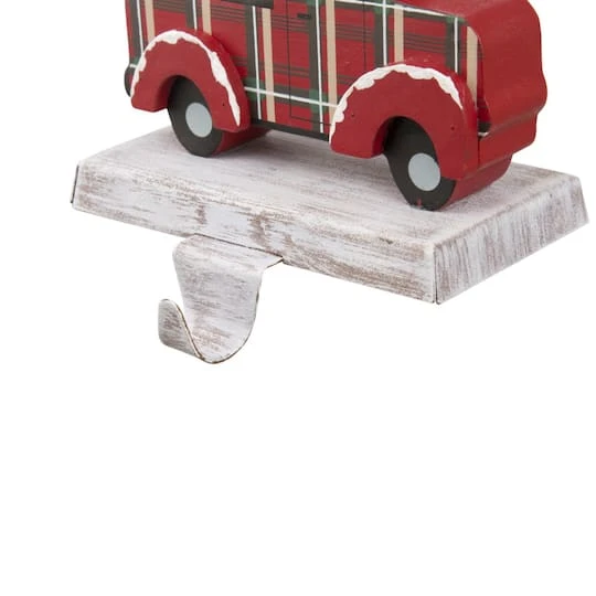 Glitzhome® 6" Red Car & Truck Stocking Holder Set 8 Glitzhome® 6" Red Car & Truck Stocking Holder Set - Image 6