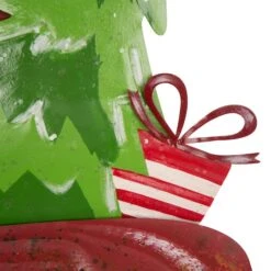 Glitzhome® 32" Christmas Rusty Metal Truck Yard Stake -Michaels X-Mas Decor D231754S 5