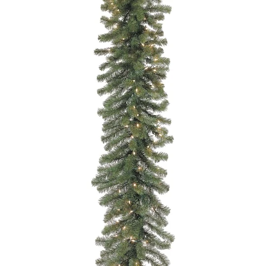9ft. Pre-Lit Deluxe Windsor Pine Garland 4 9ft. Pre-Lit Deluxe Windsor Pine Garland - Image 2