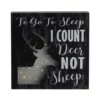 Northlight LED Lighted Fiber Optic Deer "To Go To Sleep I Count Deer Not Sheep" Wall Art Decoration -Michaels X-Mas Decor D236900S 1