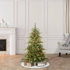 4.5ft. Pre-Lit Aspen Fir Artificial Christmas Tree, Clear Lights 15 4.5ft. Pre-Lit Aspen Fir Artificial Christmas Tree, Clear Lights -Michaels X-Mas Decor D248236S 26
