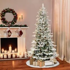 6.5ft. Pre-Lit Aspen Fir Artificial Christmas Tree, Clear Lights 10 6.5ft. Pre-Lit Aspen Fir Artificial Christmas Tree, Clear Lights -Michaels X-Mas Decor D248237S 21