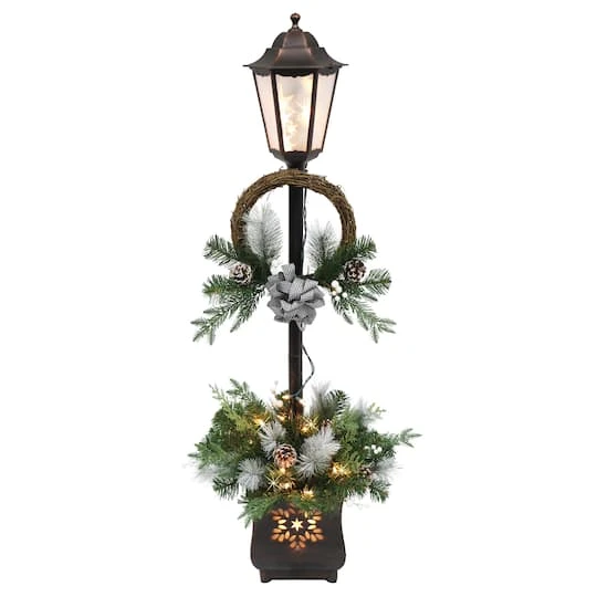 4ft. Pre-Lit Christmas Lamp Post 4 4ft. Pre-Lit Christmas Lamp Post - Image 2