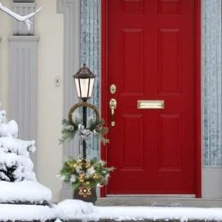 4ft. Pre-Lit Christmas Lamp Post 9 4ft. Pre-Lit Christmas Lamp Post -Michaels X-Mas Decor D248319S 2