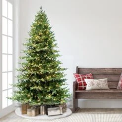 9ft. Pre-Lit Balsam Fir Artificial Christmas Tree, Clear Lights -Michaels X-Mas Decor D248386S 21