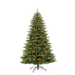 7.5ft. Pre-Lit Fraser Fir Artificial Christmas Tree, Color Select Clear & Multi-Colored Lights -Michaels X-Mas Decor D248402S 12