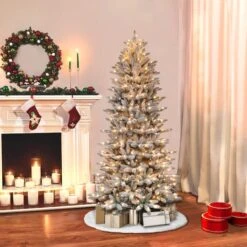 7.5ft. Pre-Lit Fraser Fir Artificial Christmas Tree, Clear Lights -Michaels X-Mas Decor D248422S 21