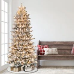7.5ft. Pre-Lit Fraser Fir Artificial Christmas Tree, Clear Lights -Michaels X-Mas Decor D248422S 25