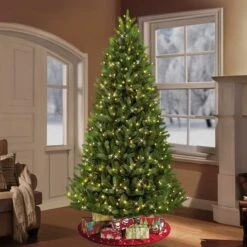 7.5ft. Pre-Lit Glacier Fir Artificial Christmas Tree, Clear Lights -Michaels X-Mas Decor D248428S 21