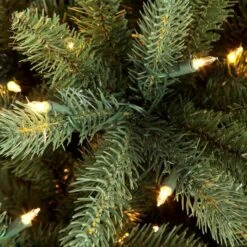 7.5ft. Pre-Lit Glacier Fir Artificial Christmas Tree, Clear Lights -Michaels X-Mas Decor D248428S 22