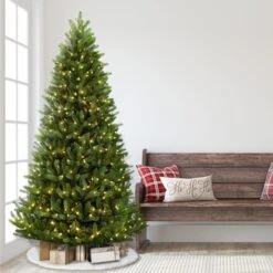 7.5ft. Pre-Lit Glacier Fir Artificial Christmas Tree, Clear Lights -Michaels X-Mas Decor D248428S 25