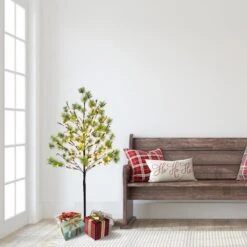 4ft. Pre-Lit Twig Tree, White LED Twinkle Lights 9 4ft. Pre-Lit Twig Tree, White LED Twinkle Lights -Michaels X-Mas Decor D248431S 6