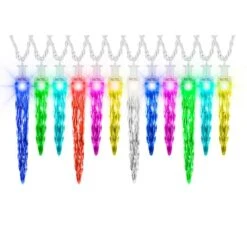 24ct. ColorMotion™ Deluxe Icicle LED String Lights