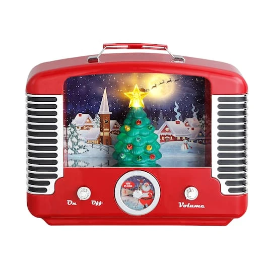 Lighted Christmas Holiday Radio 3 Lighted Christmas Holiday Radio