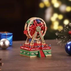 Ferris Wheel Mini Carnival Music Box -Michaels X-Mas Decor D250226S 4