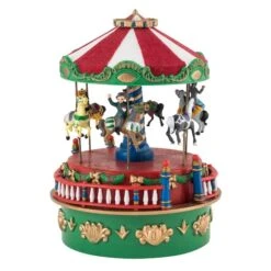 Carousel Mini Carnival Music Box -Michaels X-Mas Decor D250227S 2