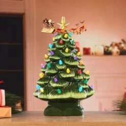 Animated Nostalgic Christmas Tree -Michaels X-Mas Decor D250245S 2