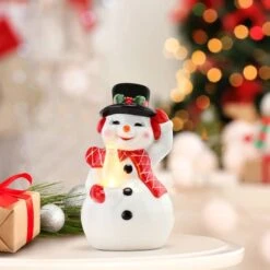 Mr. Christmas 5.5" LED Nostalgic Snowman Figure -Michaels X-Mas Decor D250270S 2