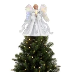 Animated Celestial Angel Tree Topper -Michaels X-Mas Decor D250294S 2